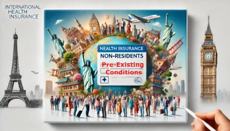 Do health insurance plans for non-residents cover pre-existing conditions?